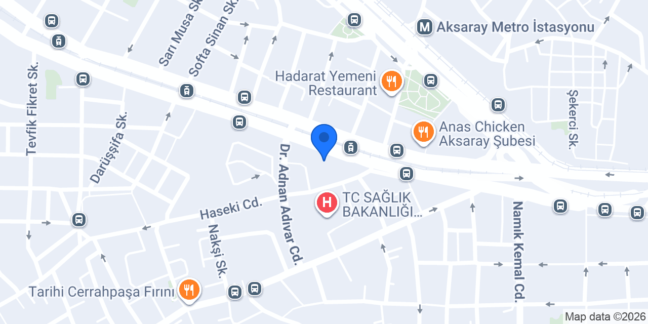 Garanti BBVA Yusufpaşa Şubesi konumu