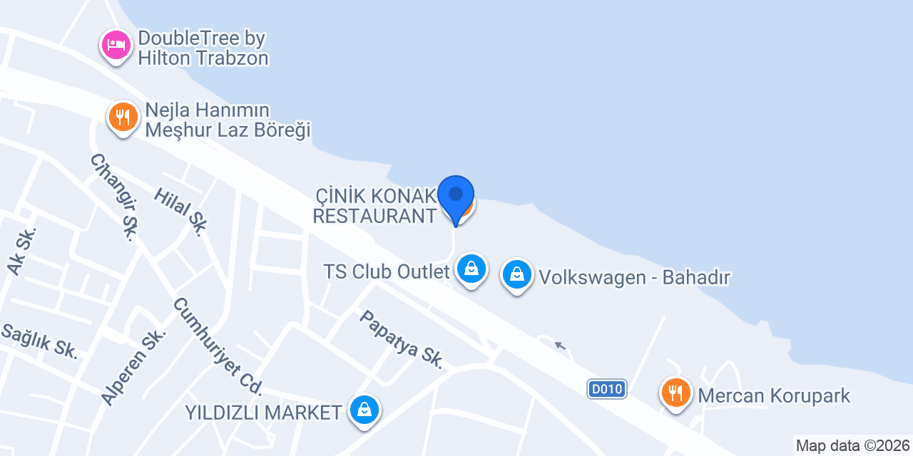 Nev Mekan Çinik konumu