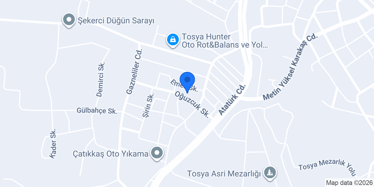 Murat Oto Tamir Bakım Servisi konumu