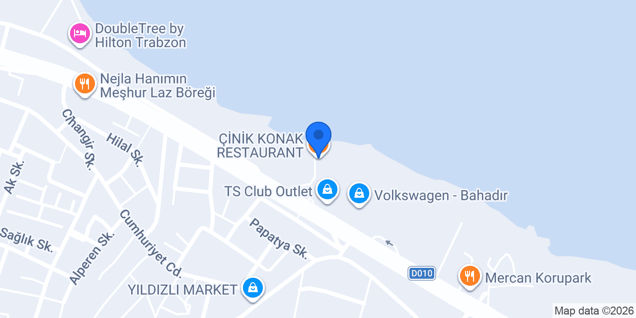 ÇİNİK KONAK RESTAURANT konumu