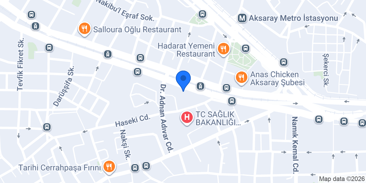 البوسفور لطب العيون وجراحتها konumu