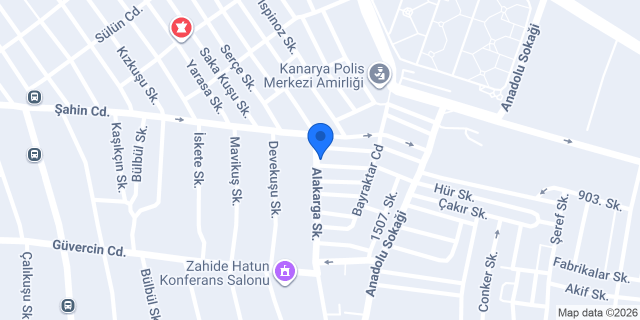 Okut Süpermarket konumu