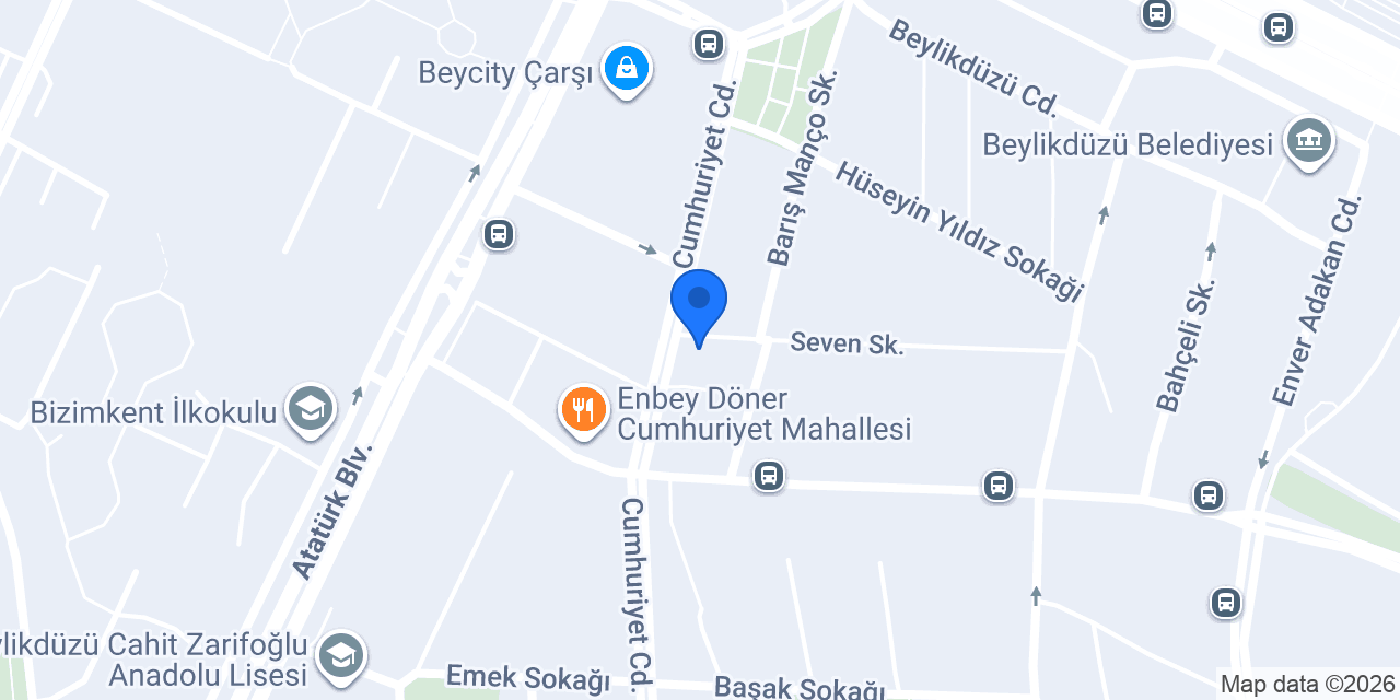 PTT Büyükşehir Şubesi konumu