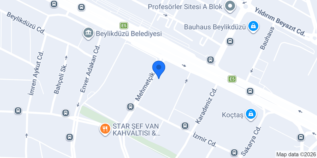 Op. Dr. Mehtap Derelioğlu konumu