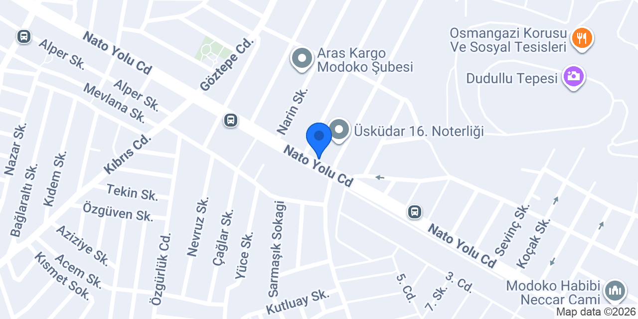 PARKE TOPTANCISI konumu