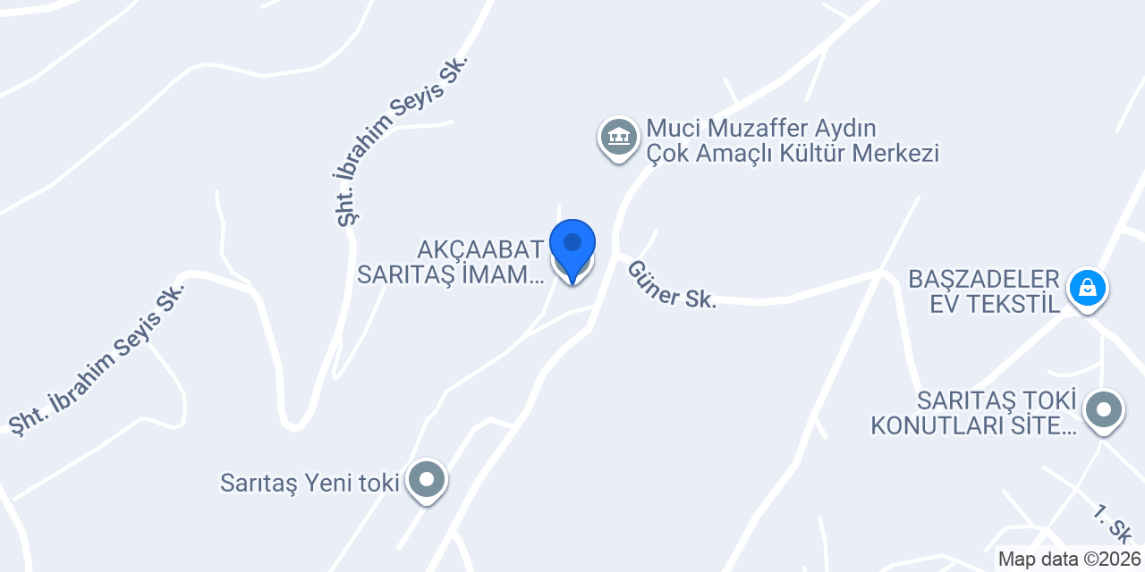 AKÇAABAT SARITAŞ İMAM HATİP ORTAOKULU konumu