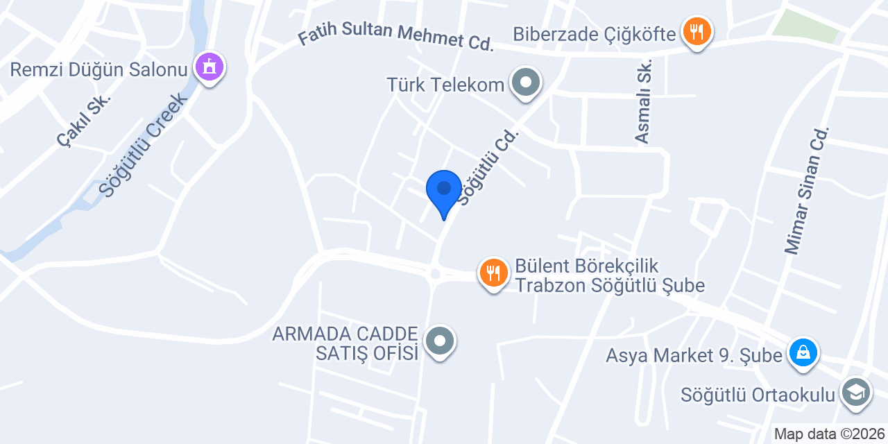 Latifoğlu Dekor Yapı konumu