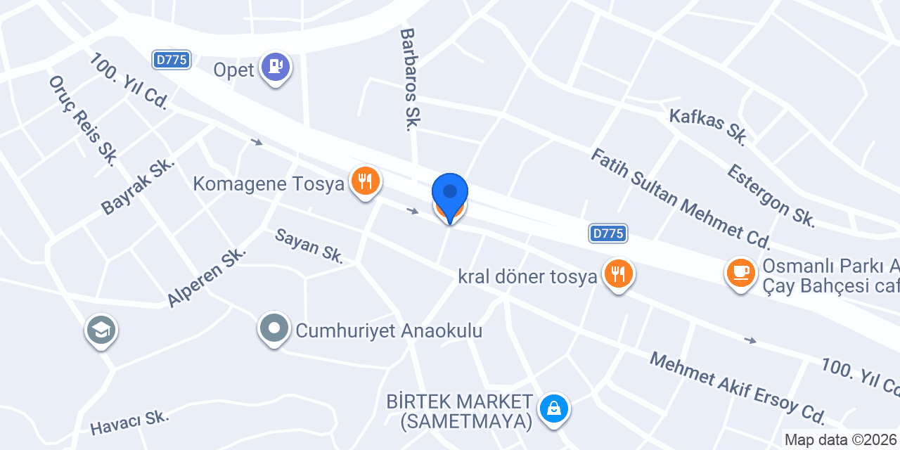 Balkon Lezzetler Klubü konumu