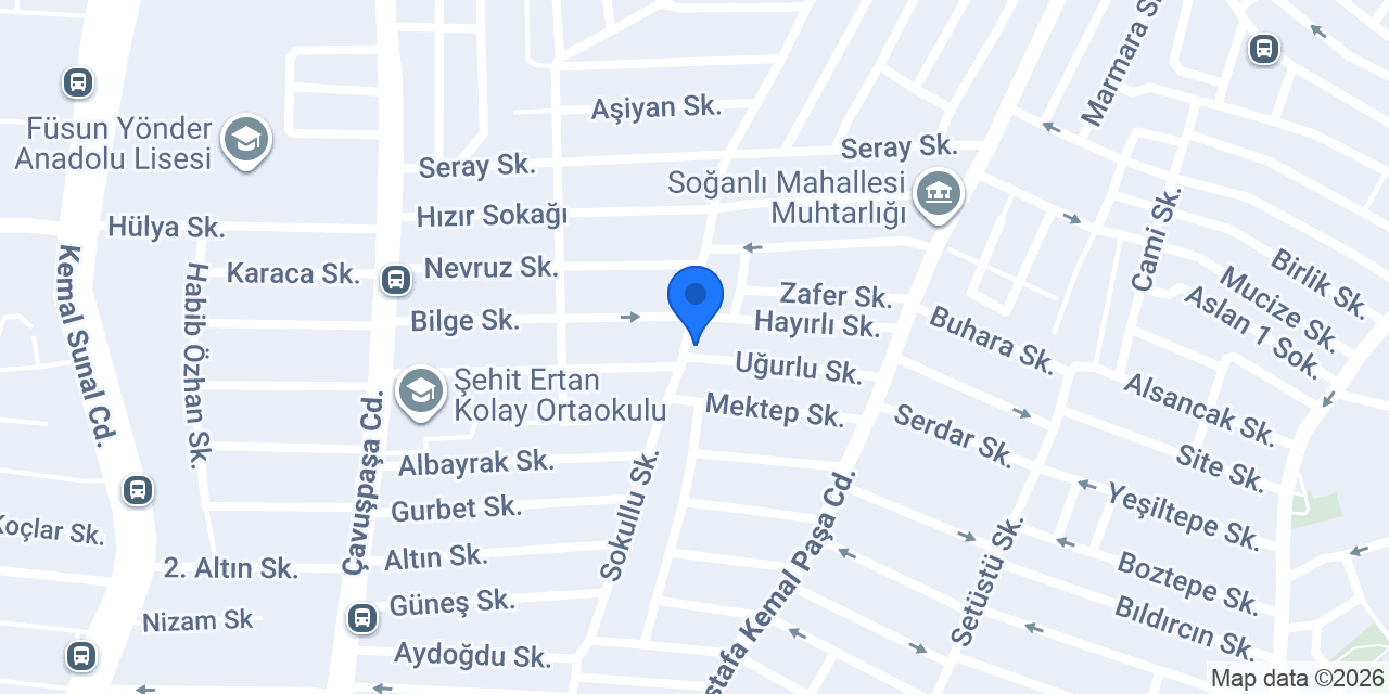 TEVFIK MARKET konumu