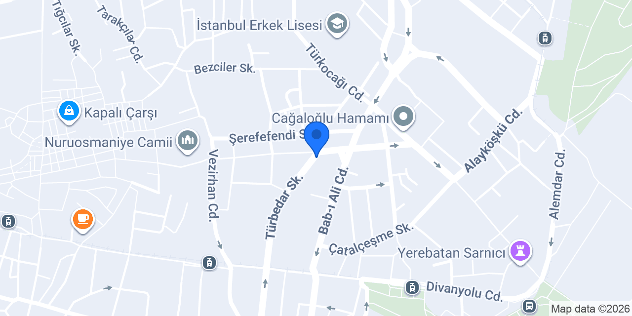 Cağaloğlu Pasajı konumu