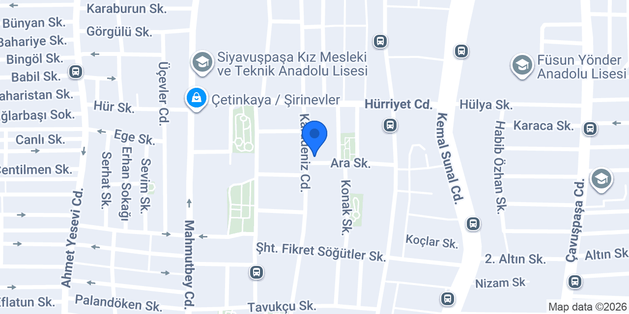 Burç Kuaför konumu