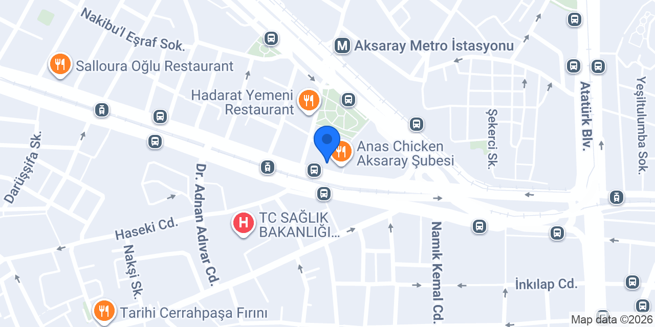 Yeni Taç Eczanesi konumu