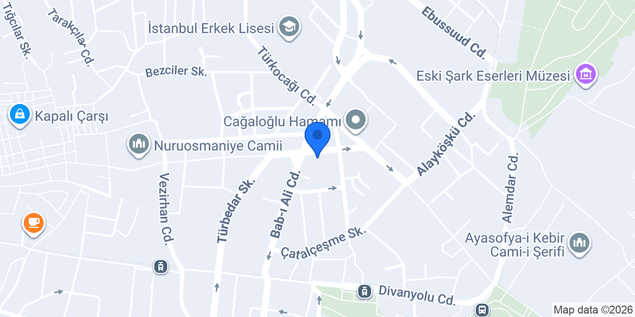 Sultanahmet Cam konumu
