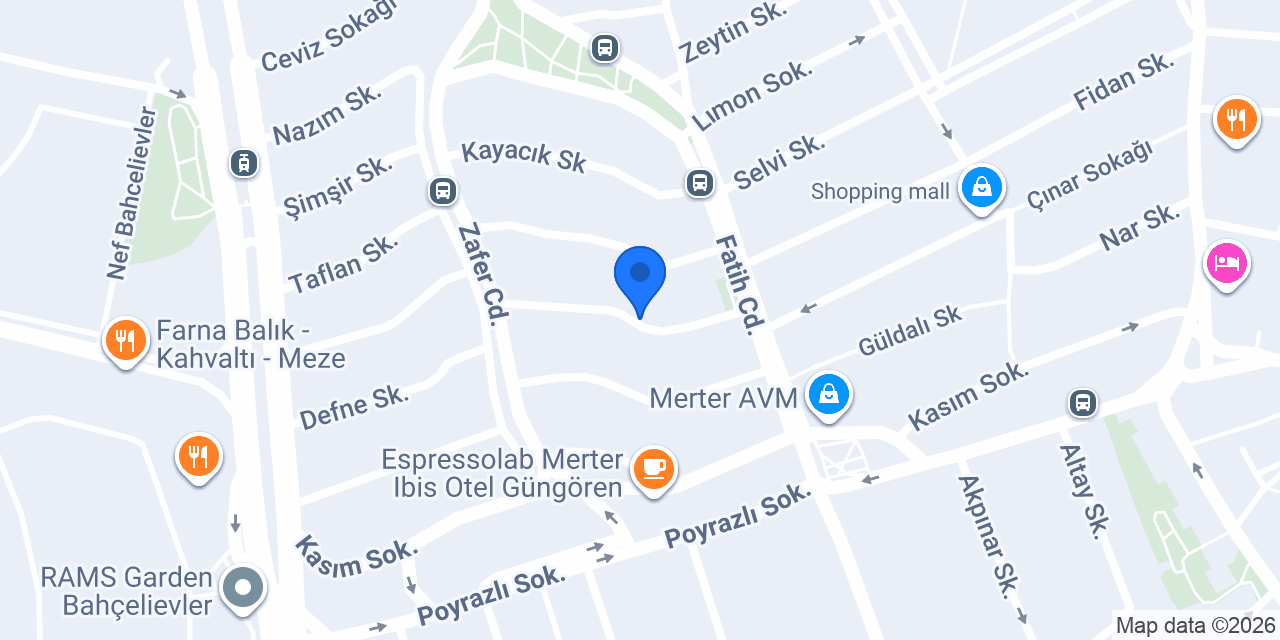 Ehli Kebap Cadde konumu
