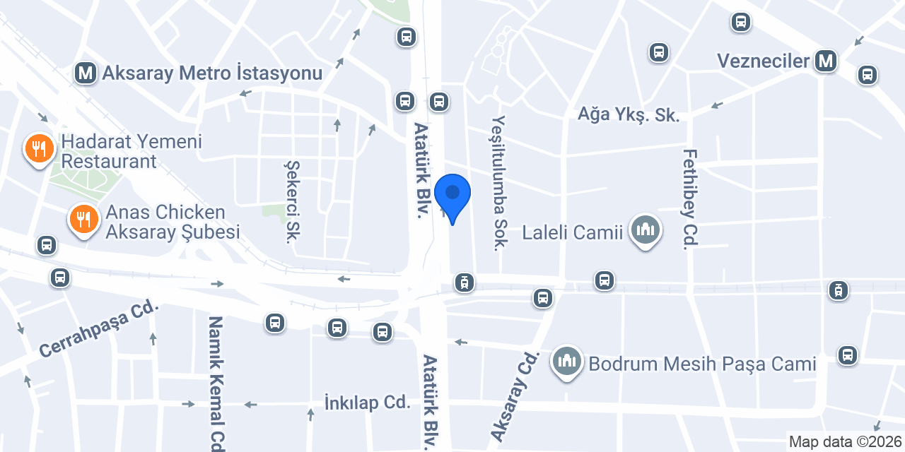 İskender Saray konumu