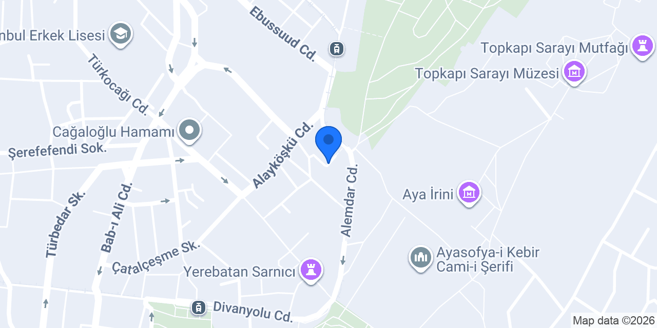 Antik Cafe Gülhane konumu