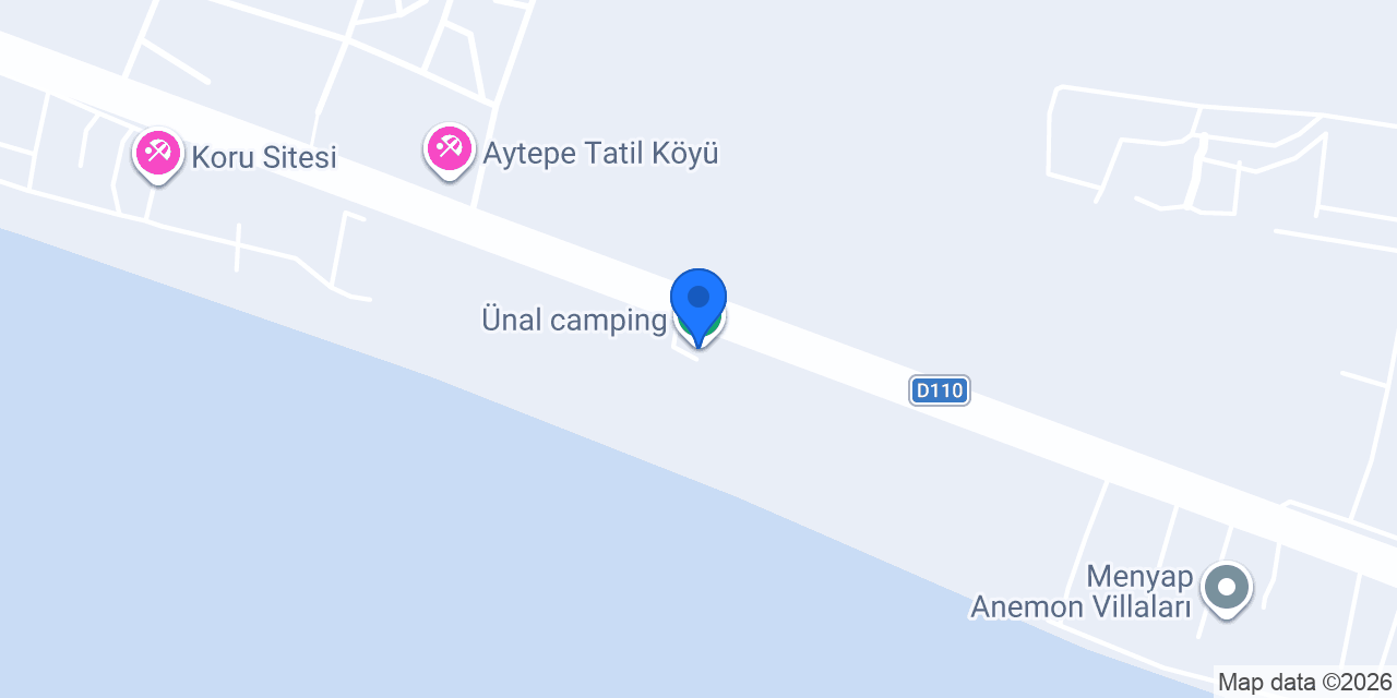 Ünal camping konumu