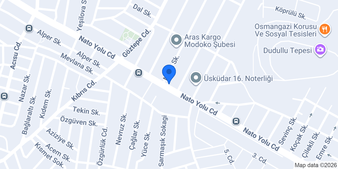 Top Roasters Üsküdar konumu