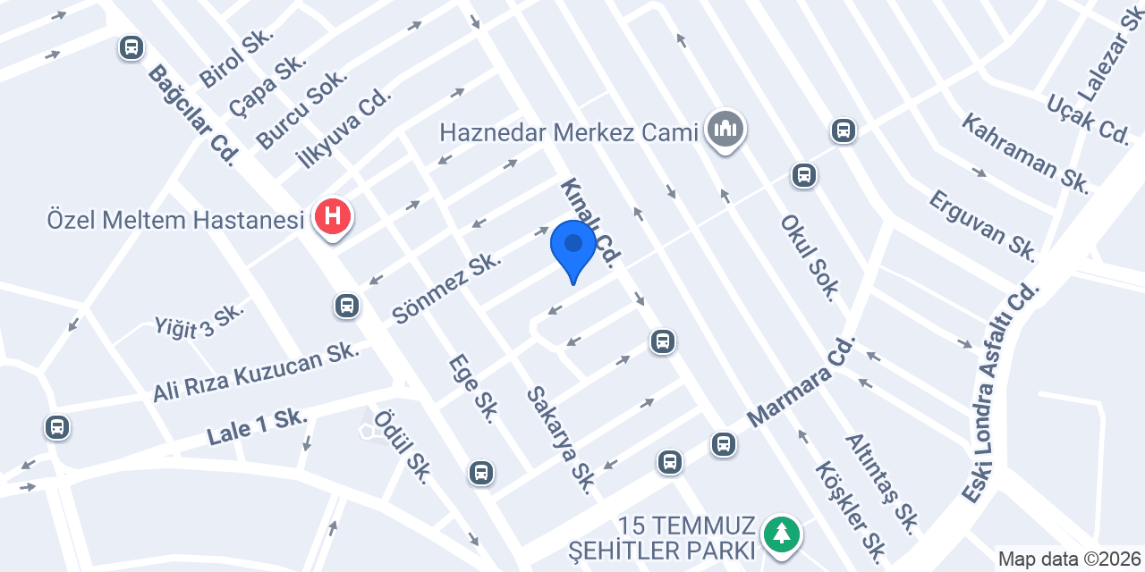Haznedar konumu