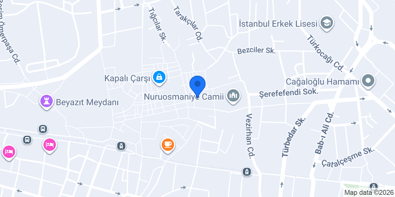 Garanti BBVA Kapalıçarşı Şubesi konumu