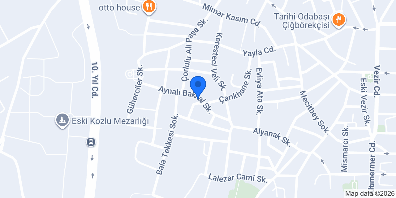 Eczane Mevalanakapı konumu