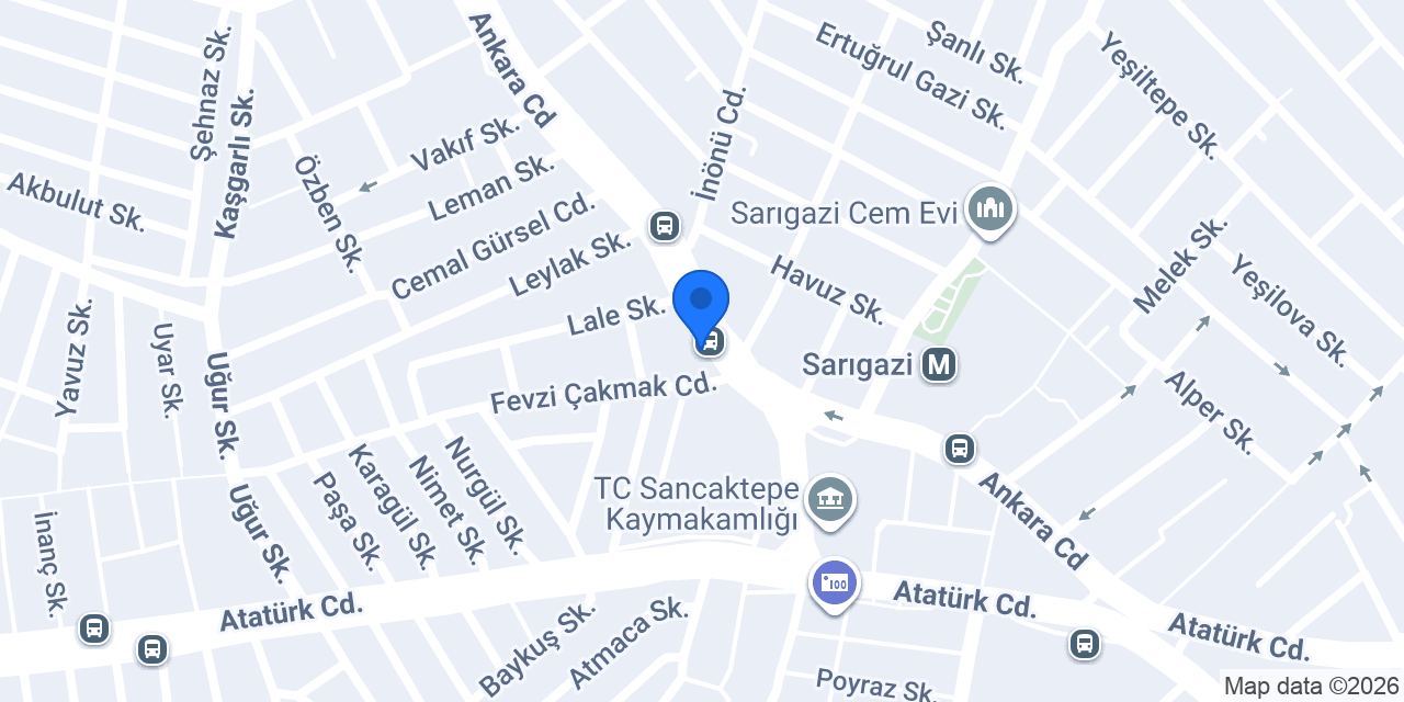 Katılımevim Sancaktepe Şube konumu