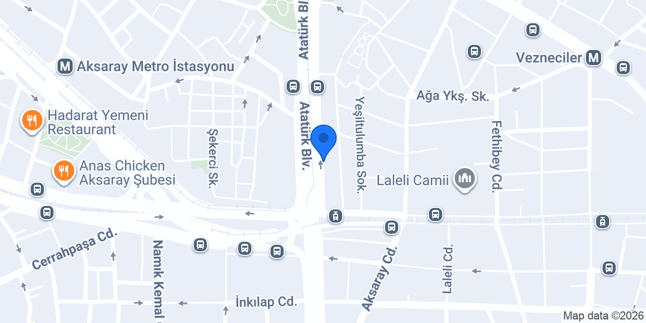 Şöhret Pastanesi konumu