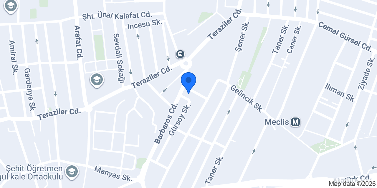 Özkuruşlar Çamlık konumu