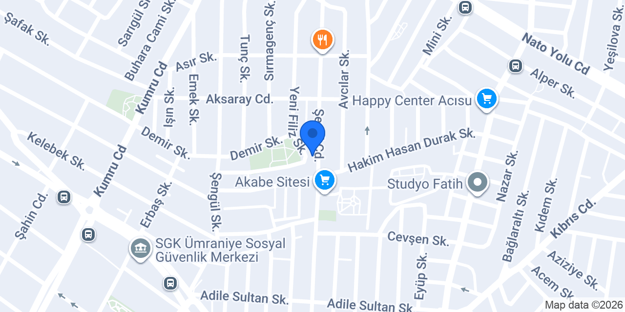 Davut Kalkavan Hair Studio konumu
