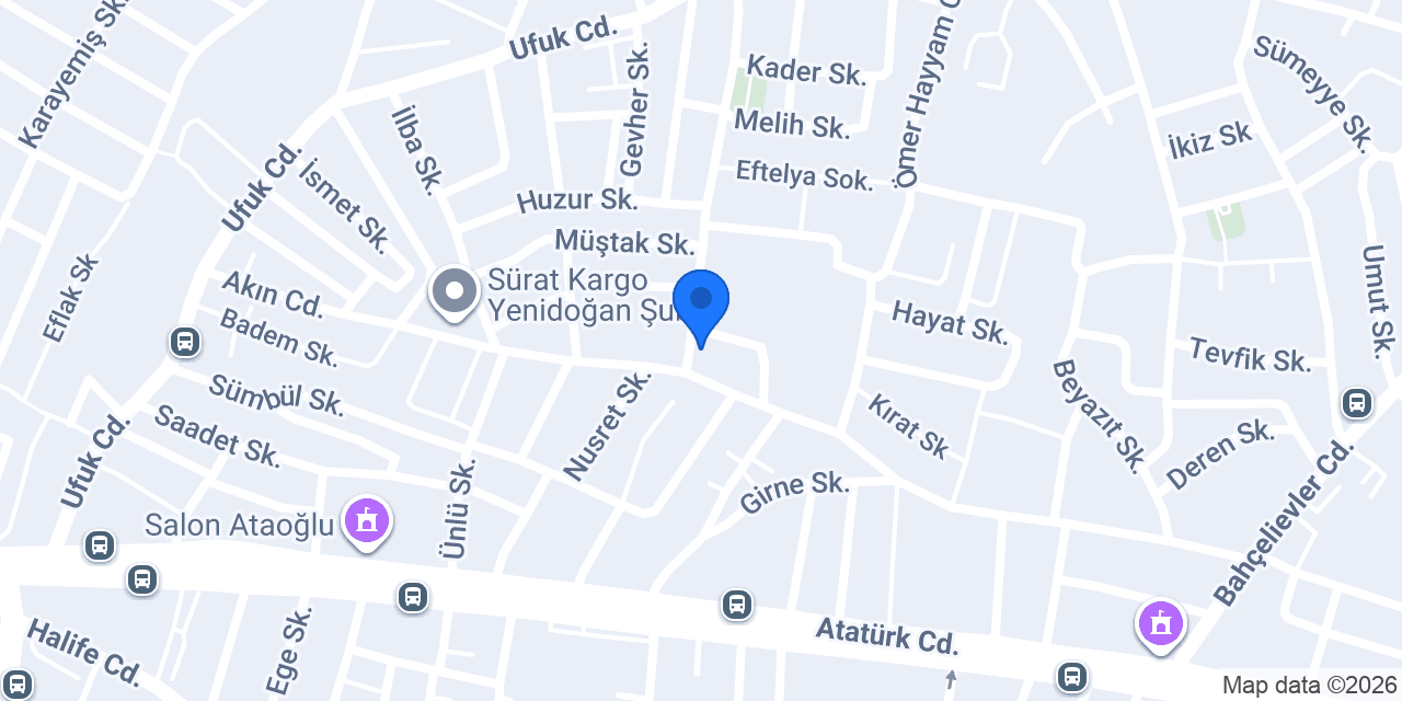 Karataş Tekel Bayi konumu