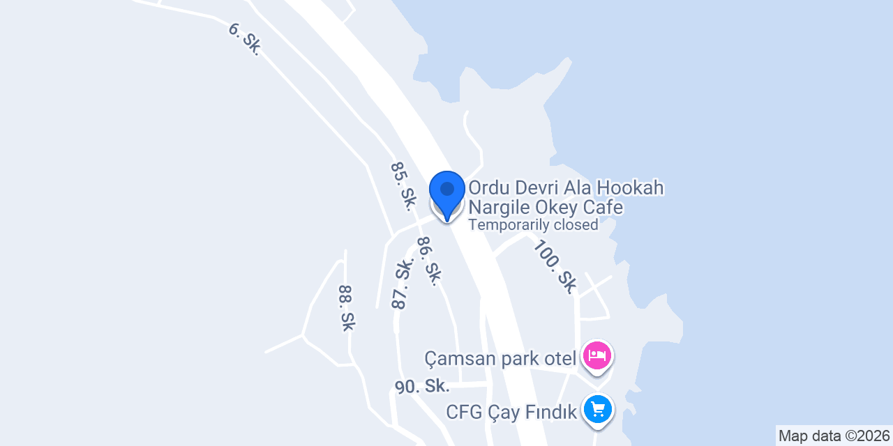Ordu Devri Ala Hookah Nargile Okey Cafe konumu