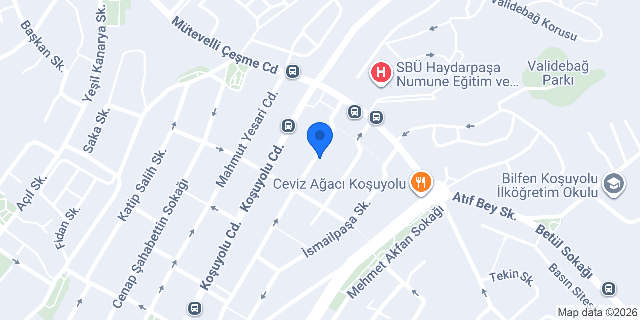 VİLLA VALİDE BAYAN PANSIYON APART konumu
