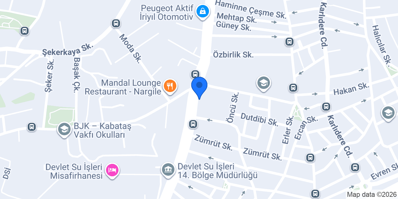 Otobus Modem konumu