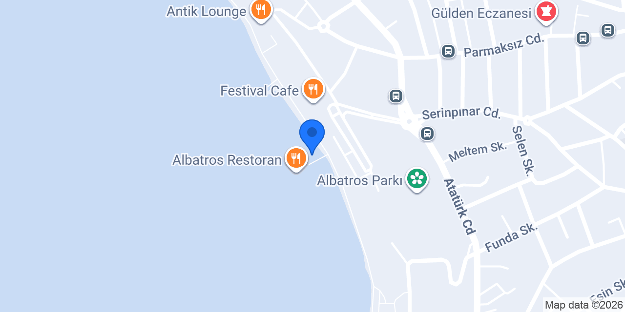 Albatros Lounge konumu