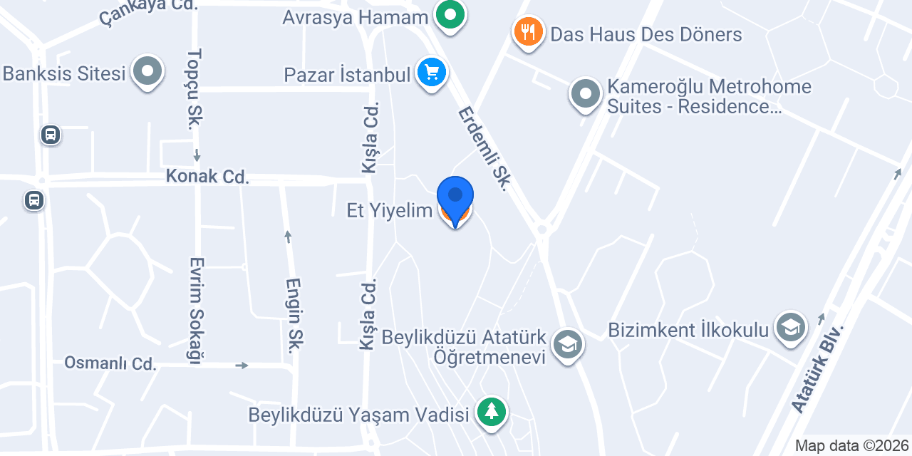 Et Yiyelim konumu