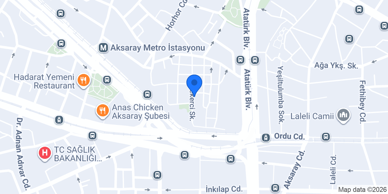 Aksaray Börek konumu