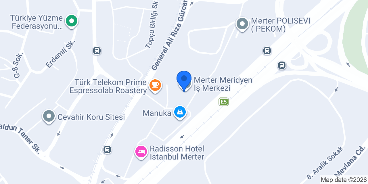 Ekom Tanıtım Merter Ofis konumu