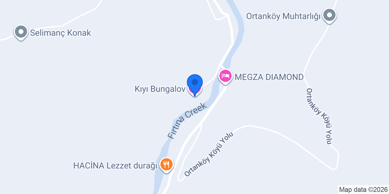 Kıyı Bungalov konumu