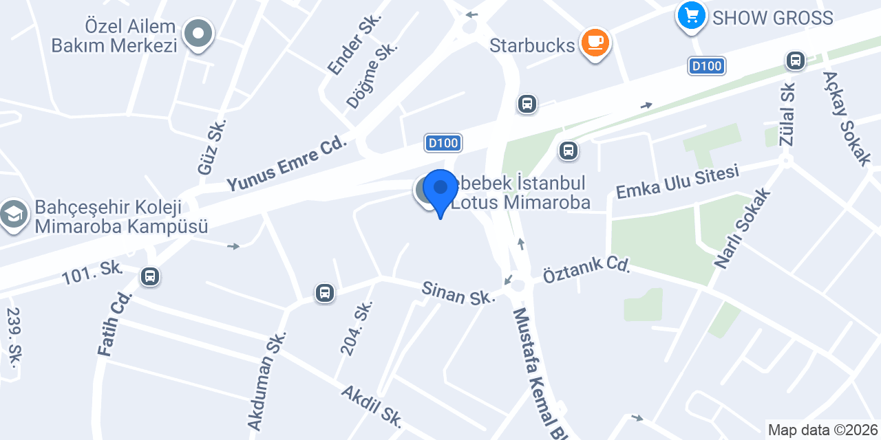 Diyetisyen Melis Ece konumu