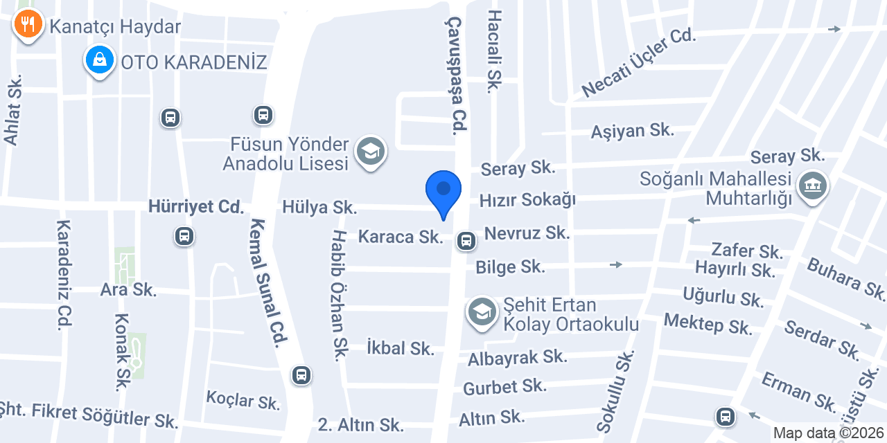 A & G Yapı Center konumu