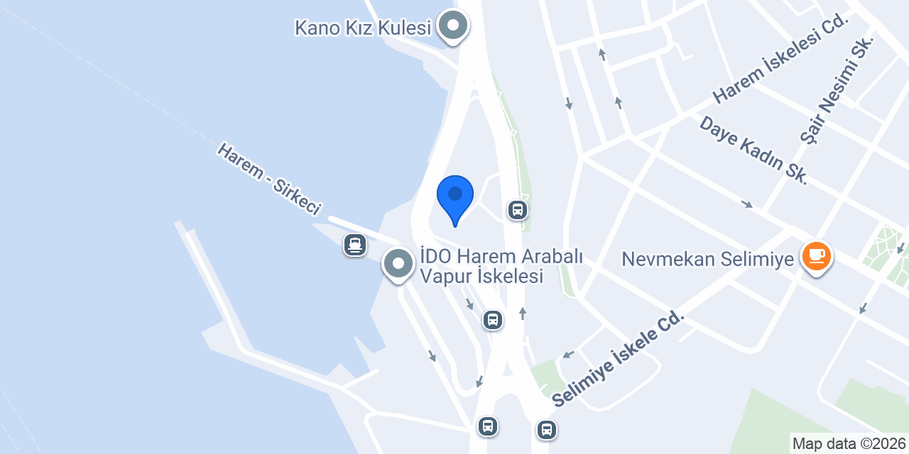 Harem Otogar Zabıta Karakolu konumu