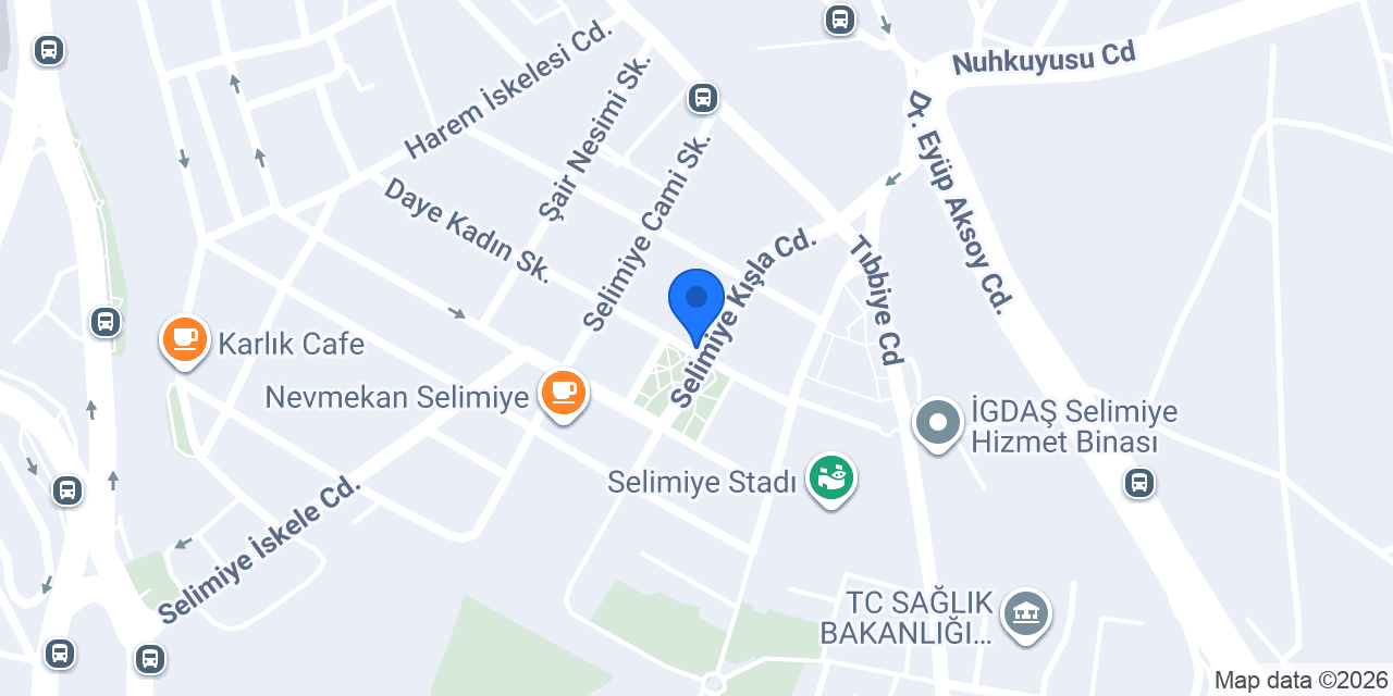 Tarihi Selimiye Büfesi Üsküdar konumu