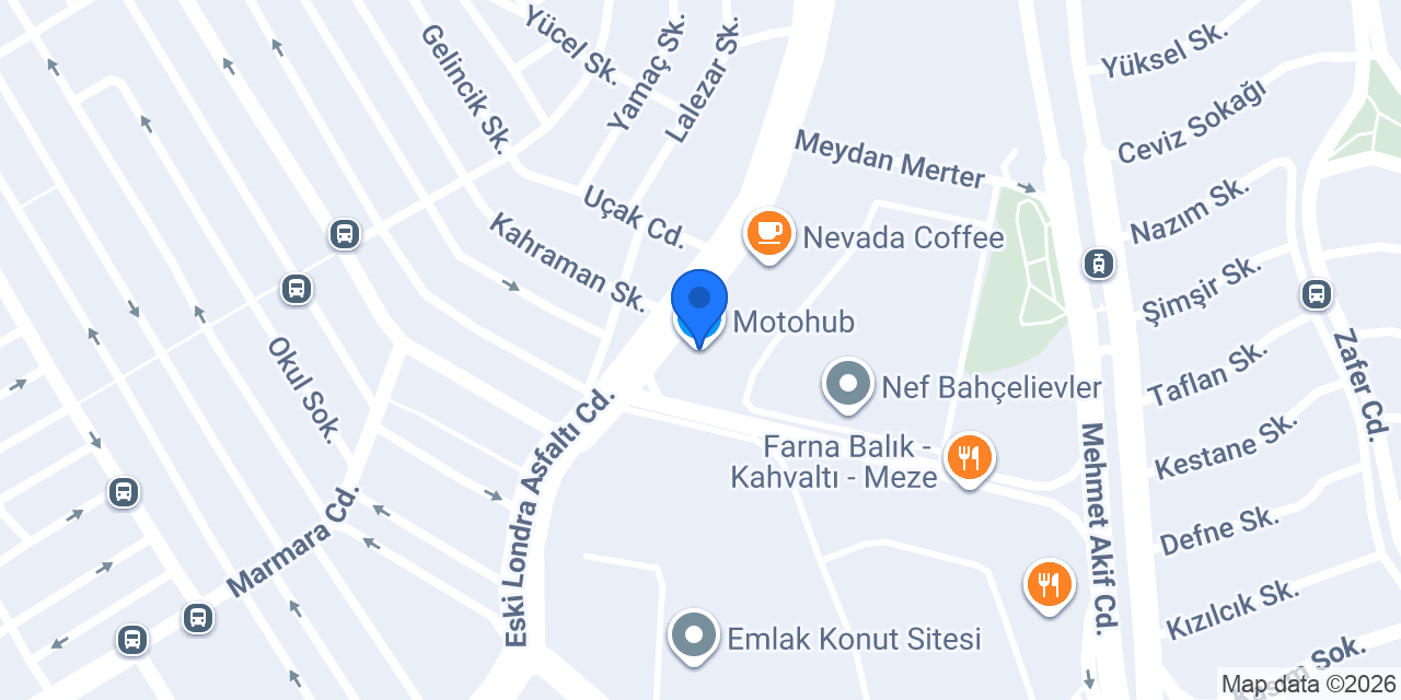 Motohub konumu