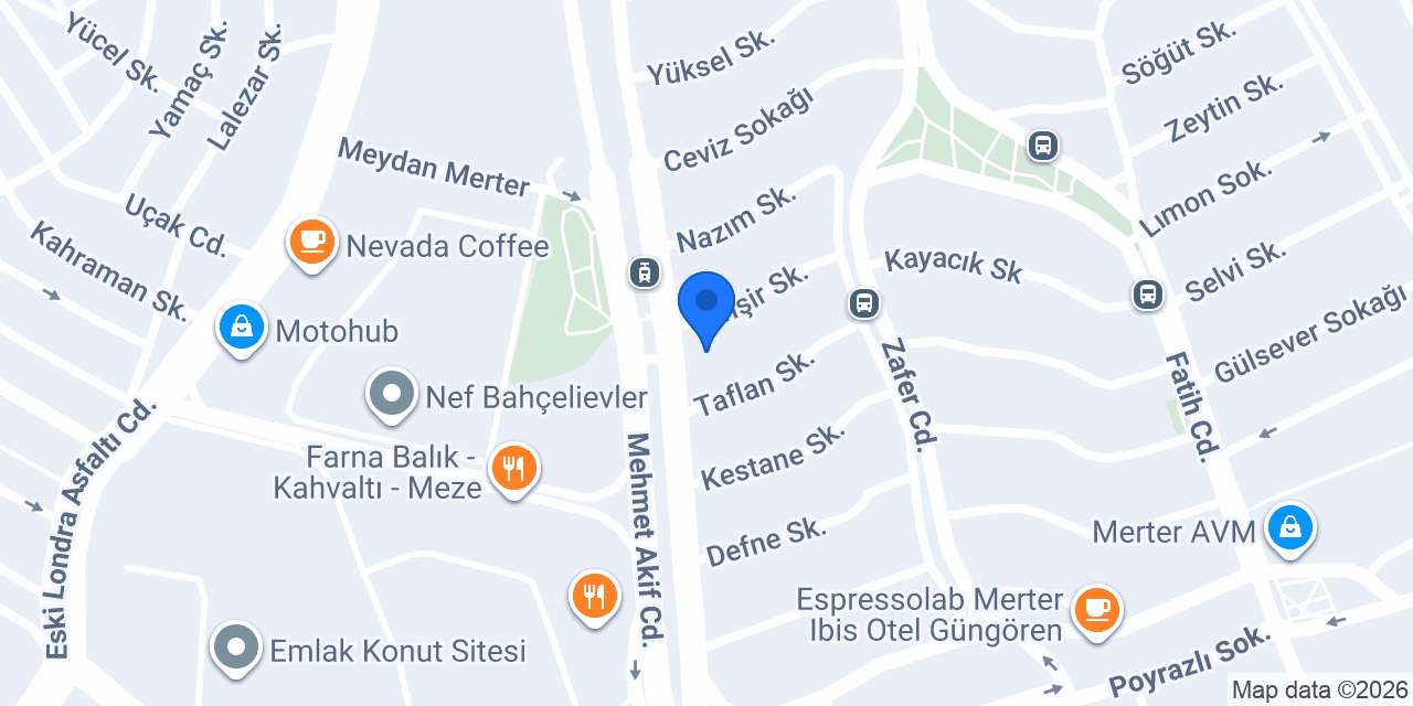 Glorya Dantel konumu