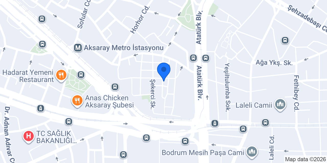 Saray Kuru Temizleme konumu