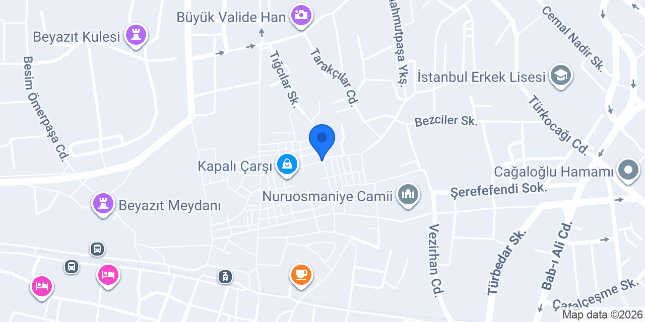 Cinili Cafe konumu