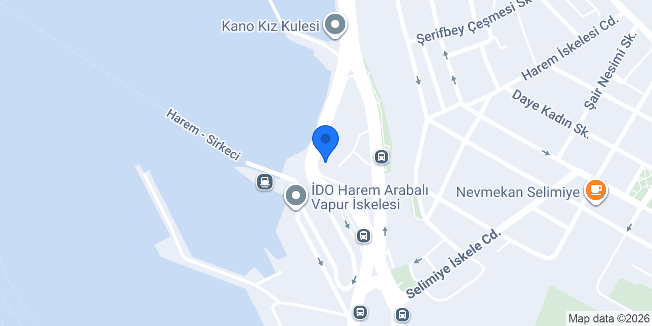 Kontur Harem Otogar konumu