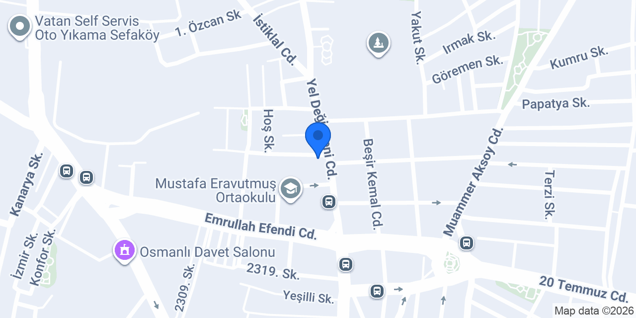 Depovar Eşya Depolama Tesisi konumu