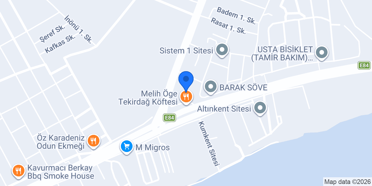 Çebi Petrol konumu