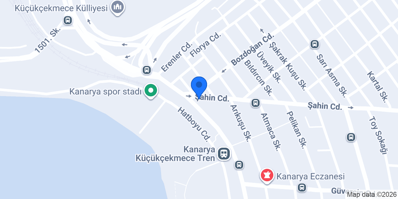 Kanarya Çiçekçilik konumu